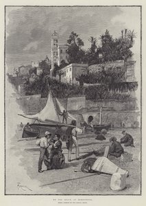On the Beach at Bordighera